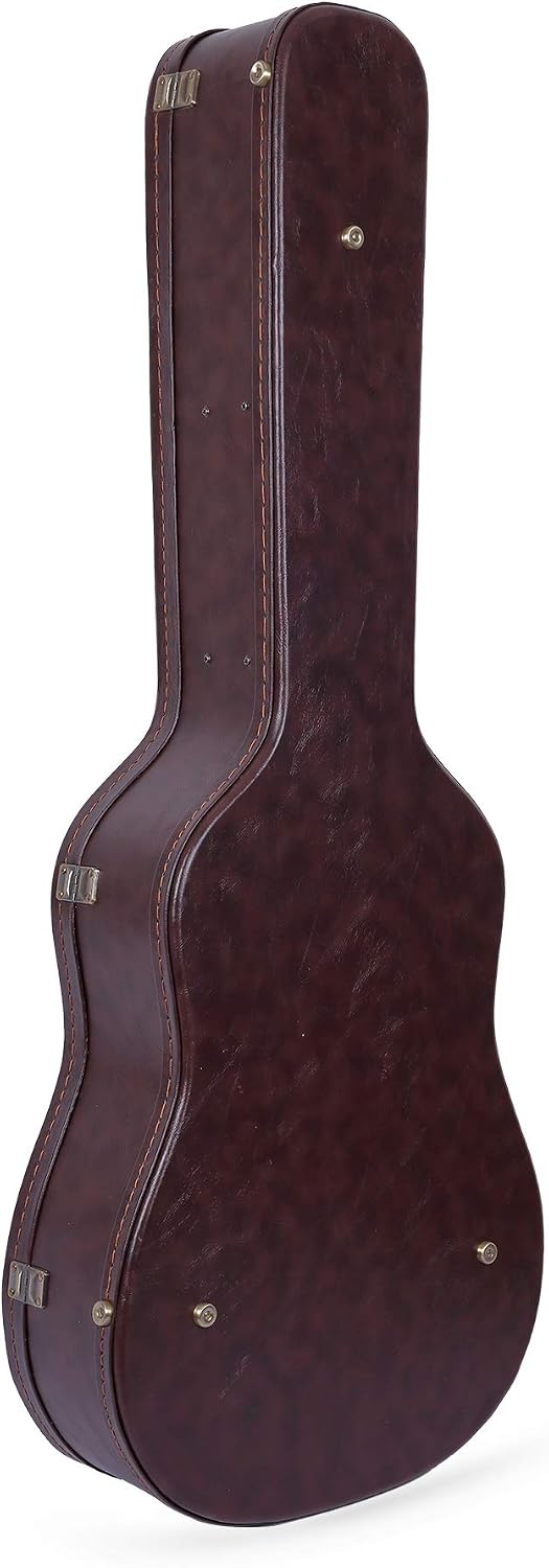 Crossrock Hardshell Arch Top wood case fits SG Electric Guitars-Black(CRW600SGBK)