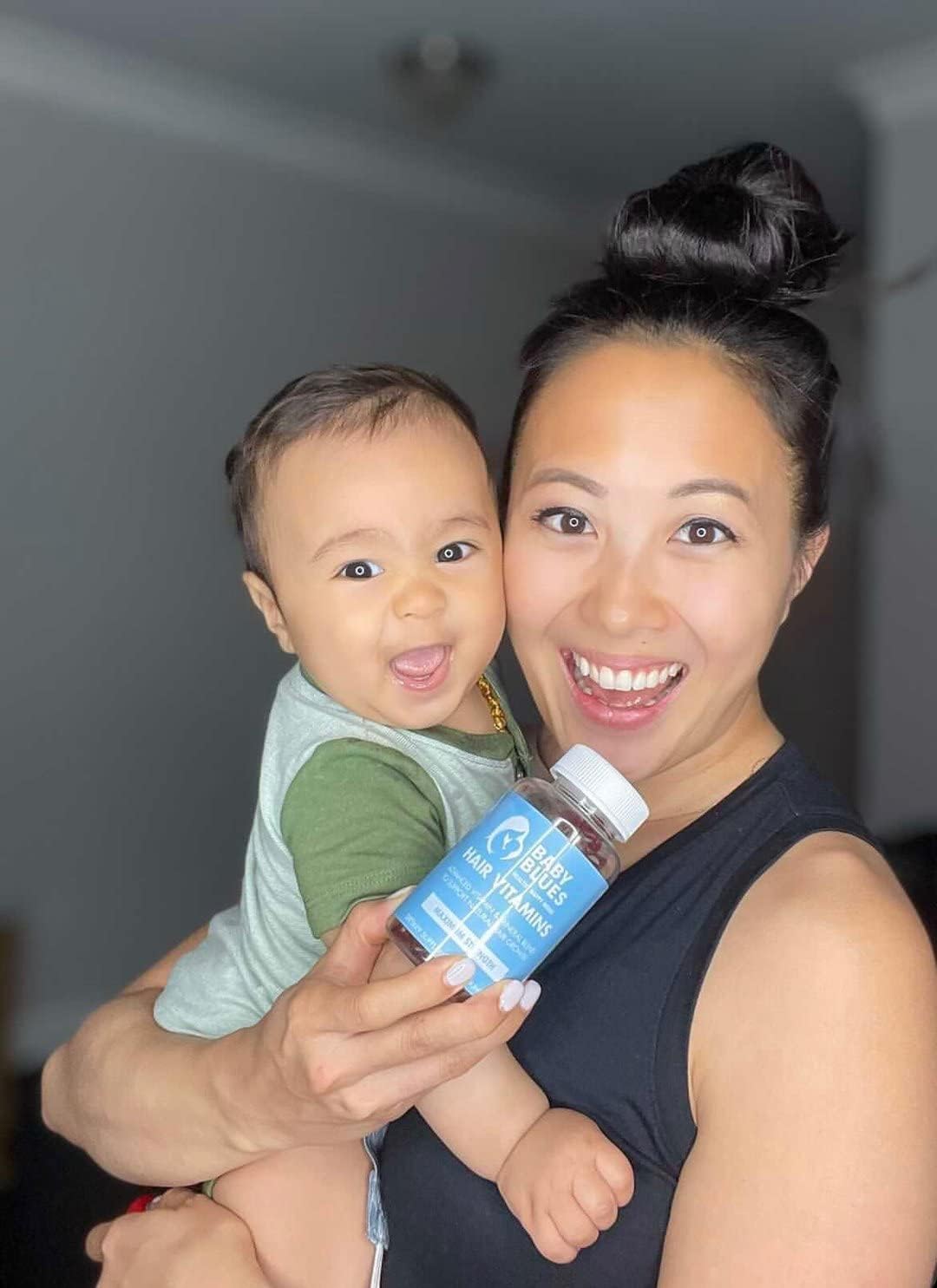 Baby Blues Postpartum Hair Loss Vitamins & Gummies for Women, Biotin & Collagen for Hair Growth Support, Thinning Hair Support