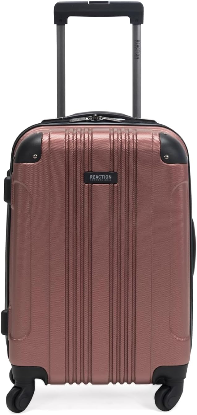 Kenneth Cole REACTION Out of Bounds Lightweight Hardshell 4-Wheel Spinner Luggage, Teal, 20-Inch Carry On