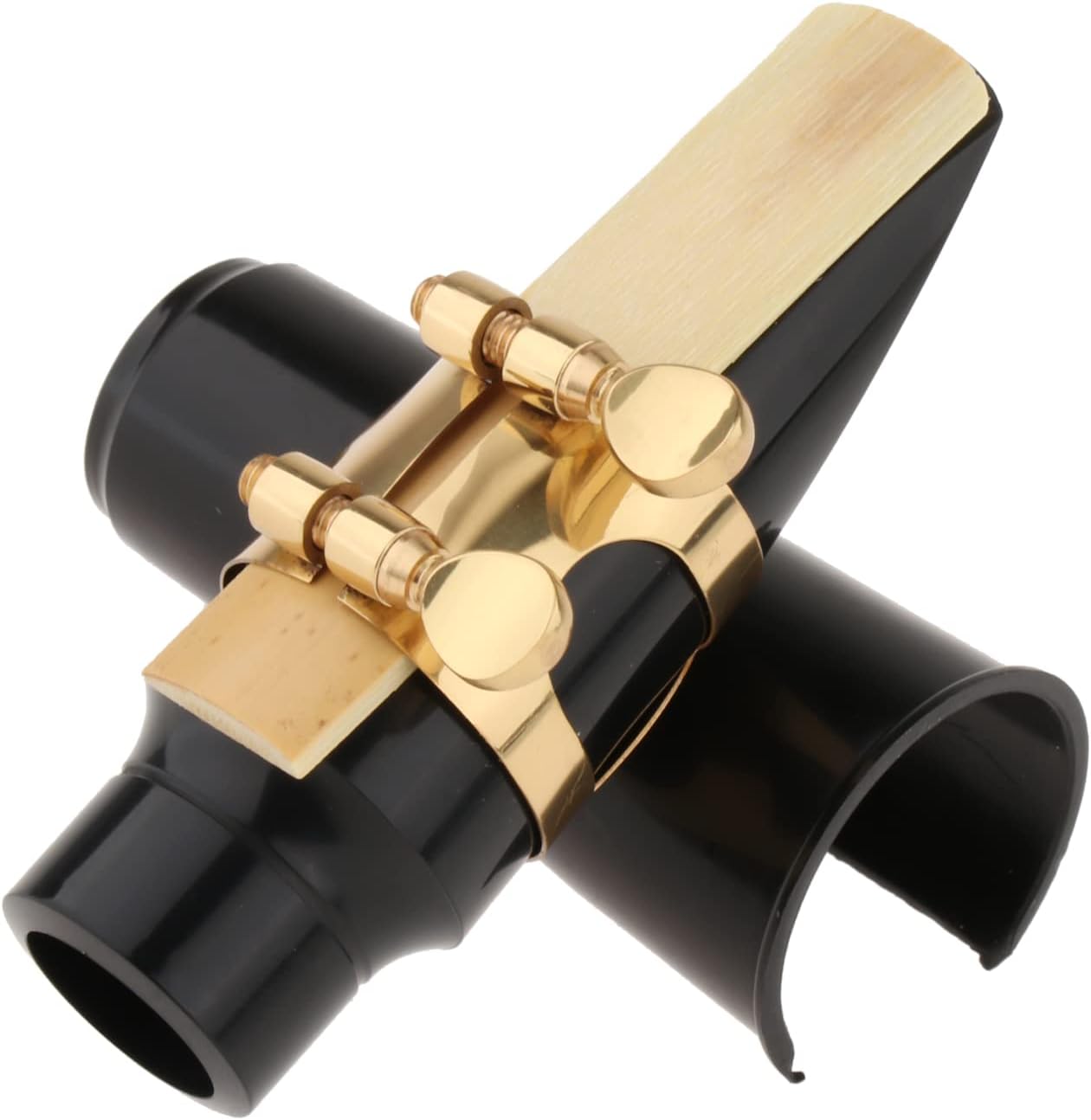 Alto Saxophones Mouthpieces Kit with Ligature, One Reed and Cap | Saxophone Mouthpieces with Easy Response and Comfortable Feel, Ideal for Beginners