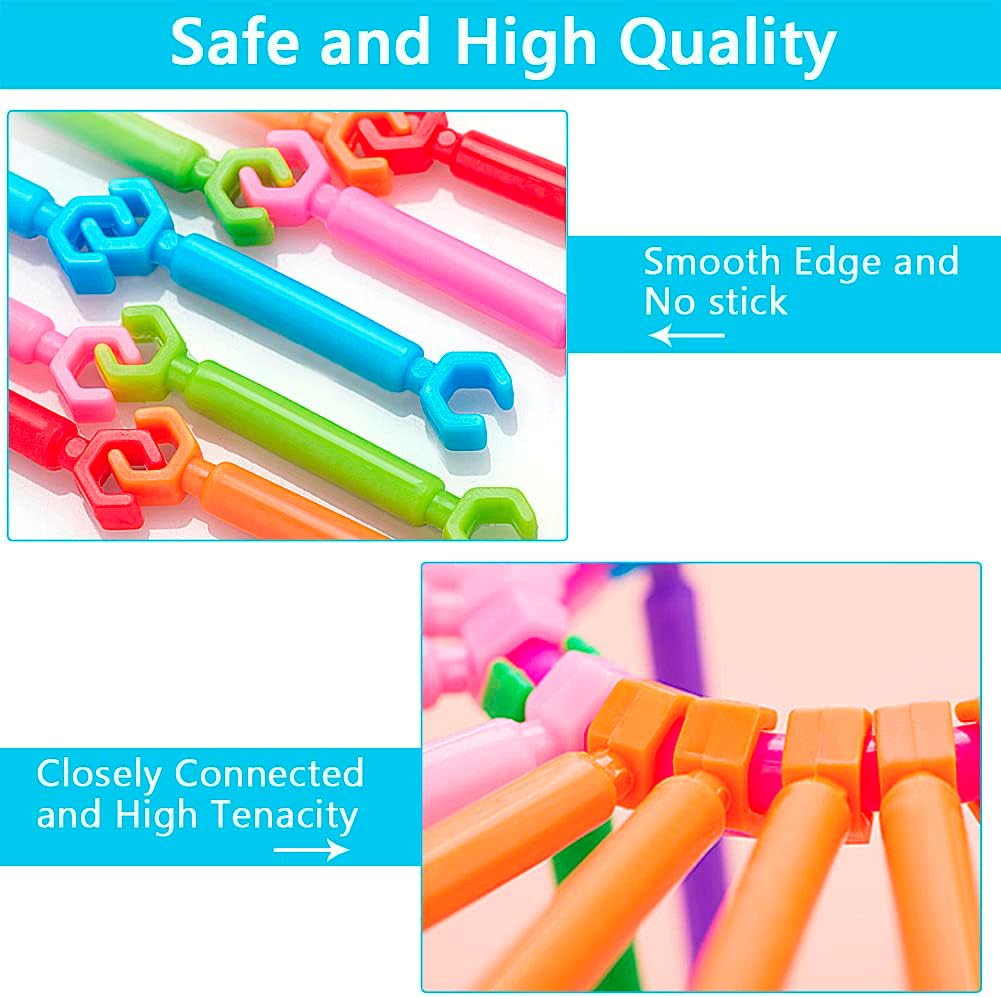 Juboury 1054Pcs Building Toy Building Blocks Bars Educational Set Puzzle