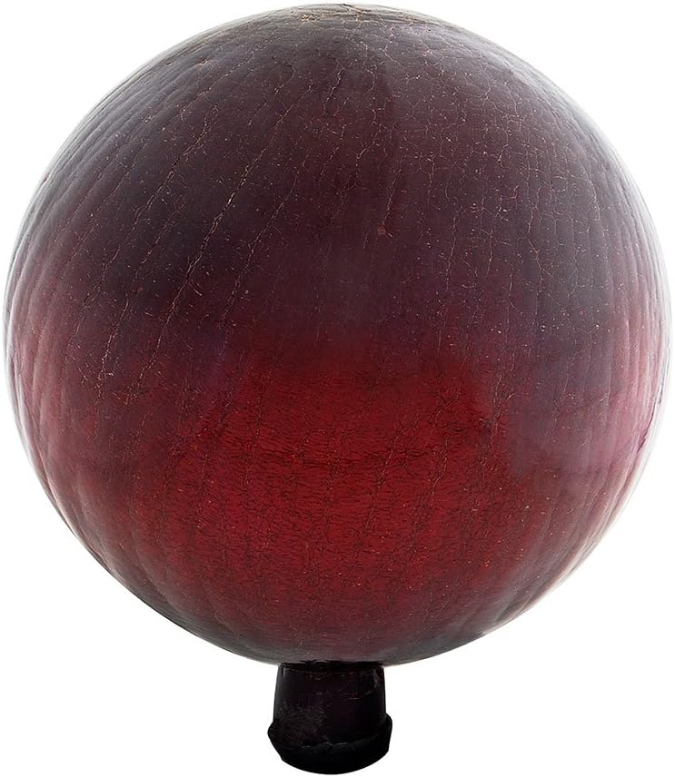 Achla Designs G10-FG-C Gazing, Fern Green 10 inch Glass Garden Globe Ball Sphere, 10