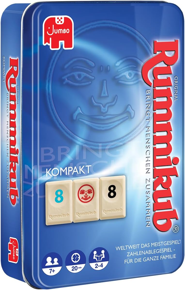 Original Rummikub Premium Compact | The classic game among party games for on the go - for adults and children