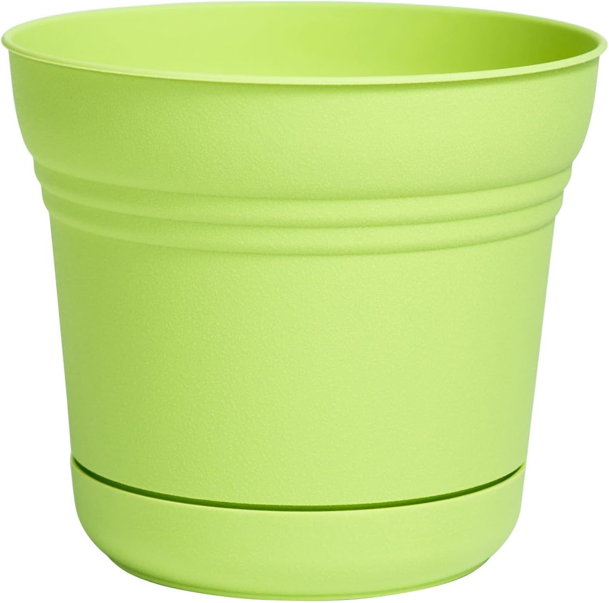 Bloem Saturn Planter with Saucer, 10", Calypso (SP1027)