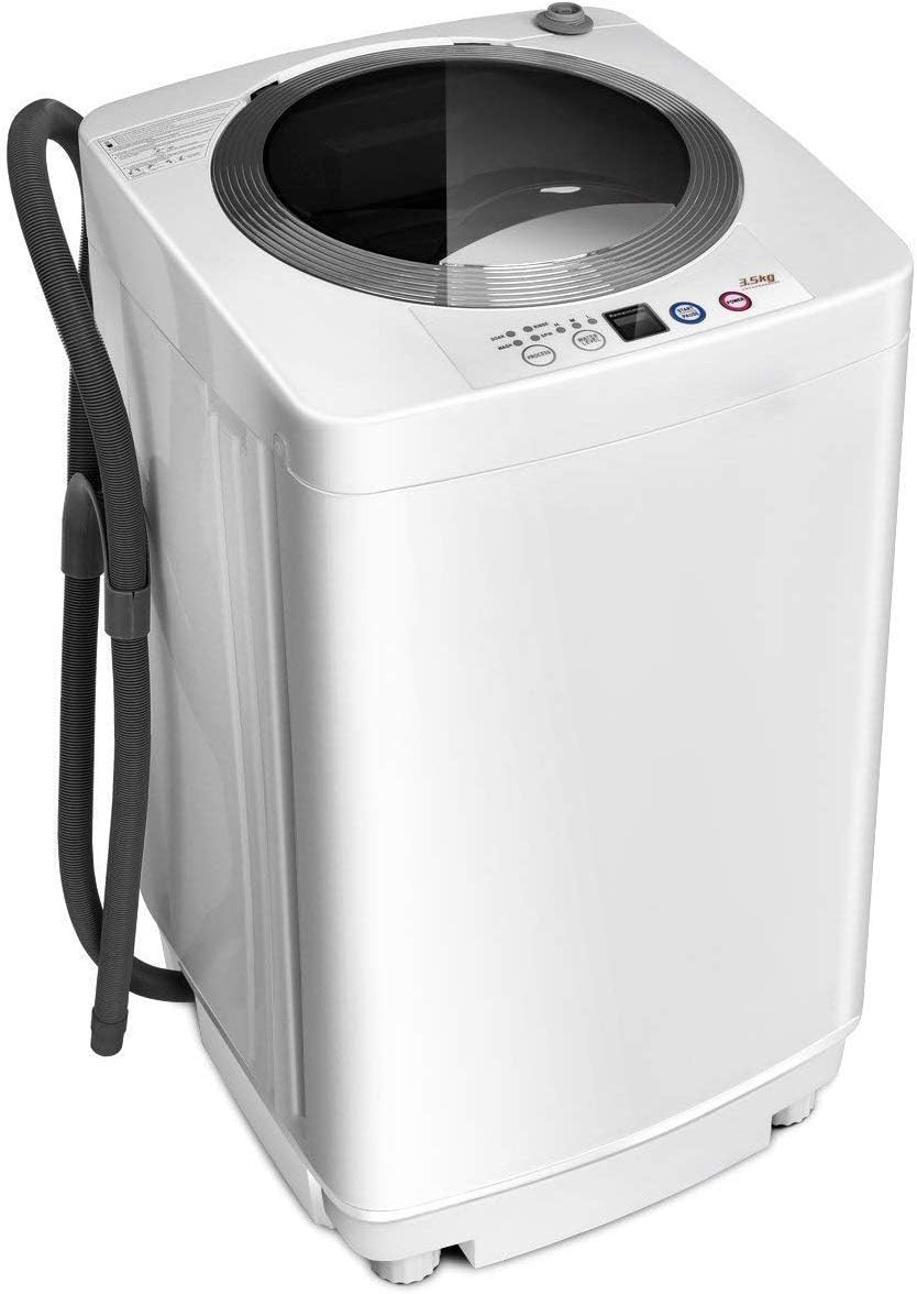 Giantex Portable Washing Machine, Full Automatic Washer and Dryer Combo