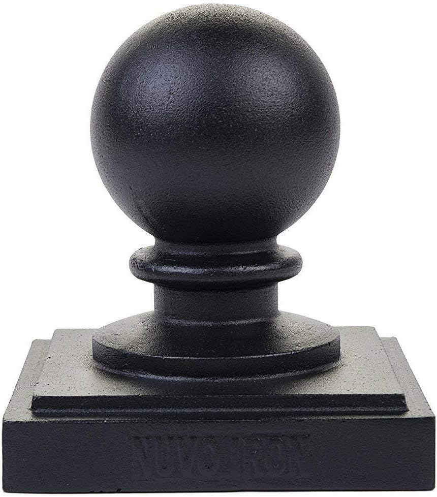 Nuvo Iron Ball Post Cap, 5 1/2" x 5 1/2"