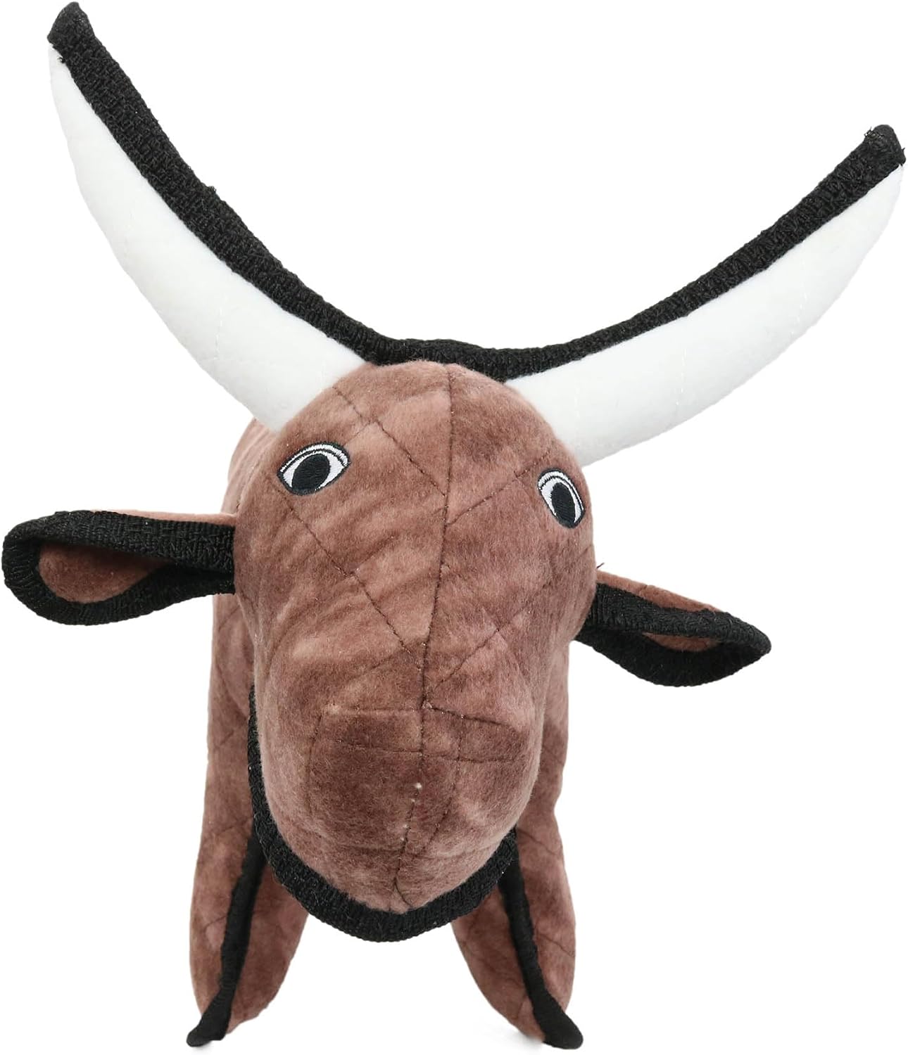 TUFFY® : Cow Dog Toy: Ultra Durable Plush Toy with Multiple Layers & Reinforced Seams, Washable and Floats, Original Construction