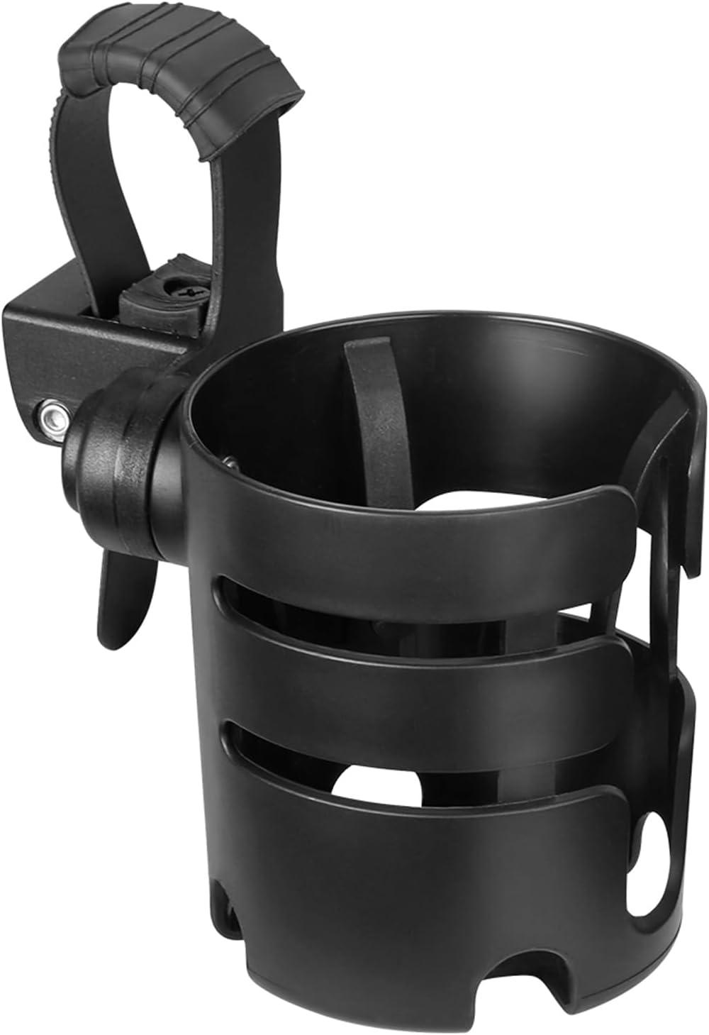Accmor Stroller Cup Holder with Adjustable Strap, 360 Degree Rotatable Universal Cup Holder for Uppababy, Nuna, Doona Stroller