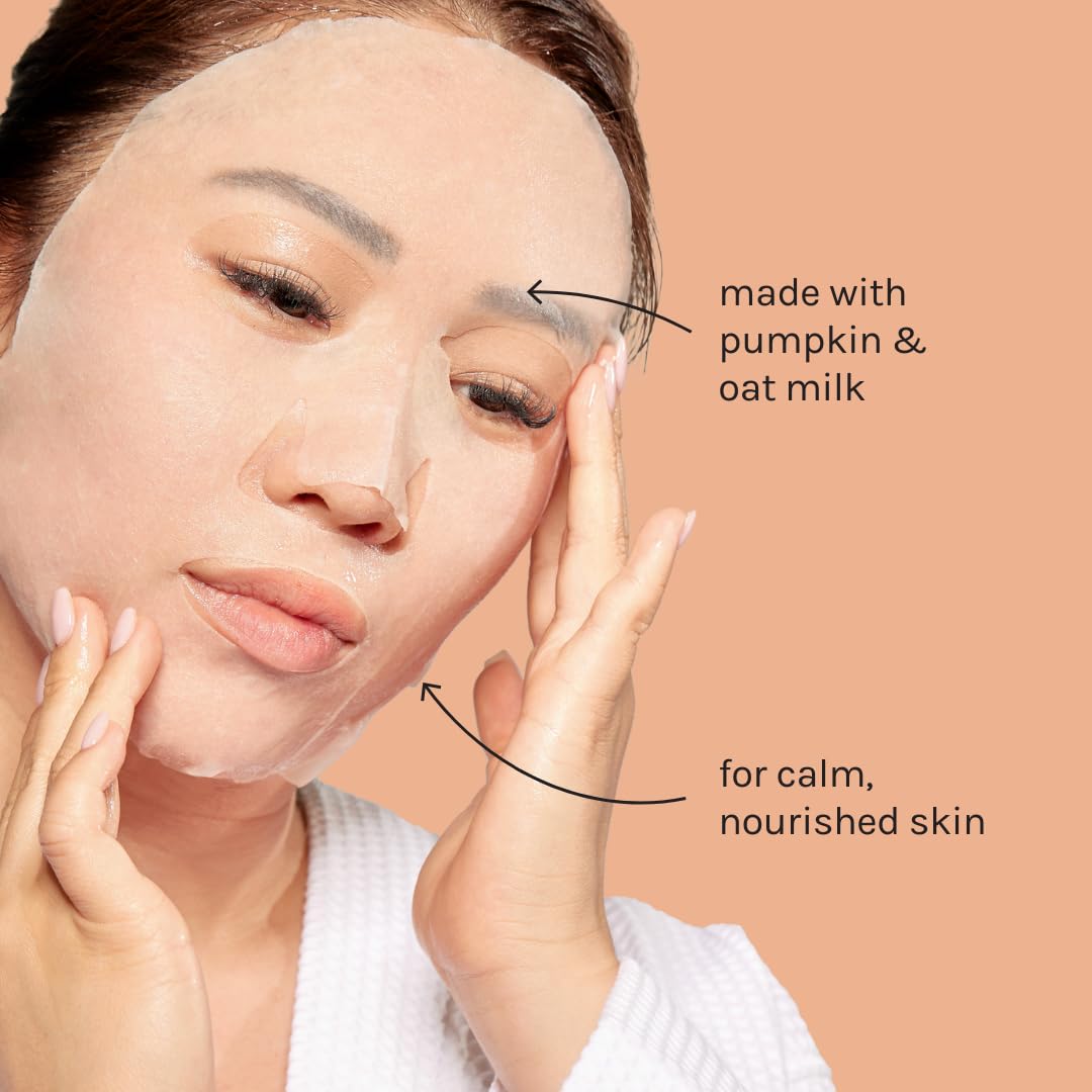 ESW Beauty Strawberries & Cream Soothing Face Mask, Korean Skin Care 1 Pack