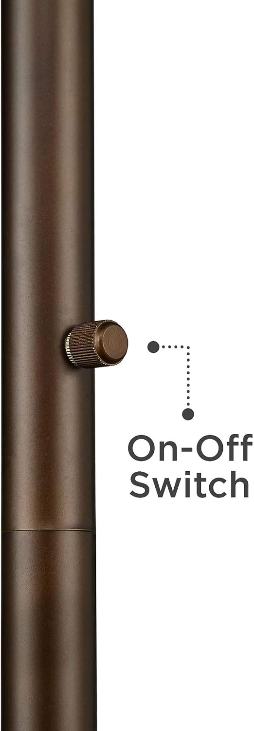 Charleston 72 1/2" Tall Industrial Bronze Torchiere Floor Lamp
