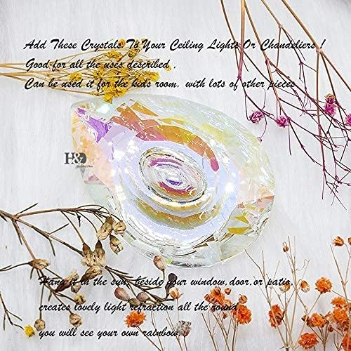 89mm/3.5in Hanging Chandelier Crystals Prism for Window Suncatchers Rainbow