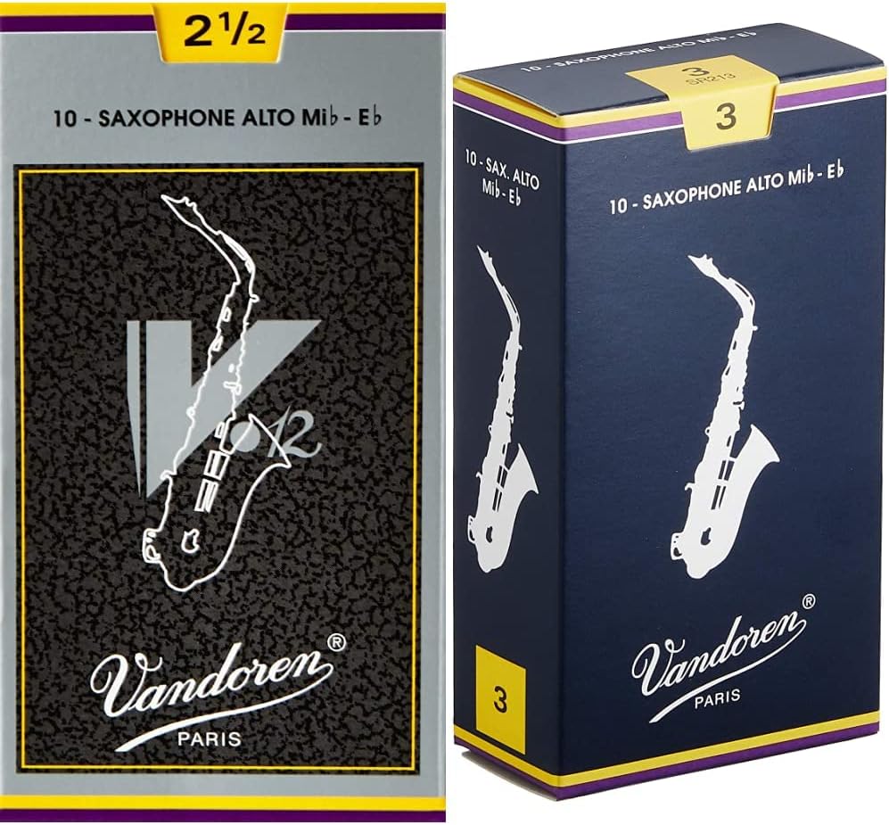 Vandoren SR613 Alto Sax V.12 Reeds Strength 3; Box of 10