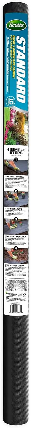 Scotts 10-Year Weed-Out Landscape Fabric, 3 by 50-Foot