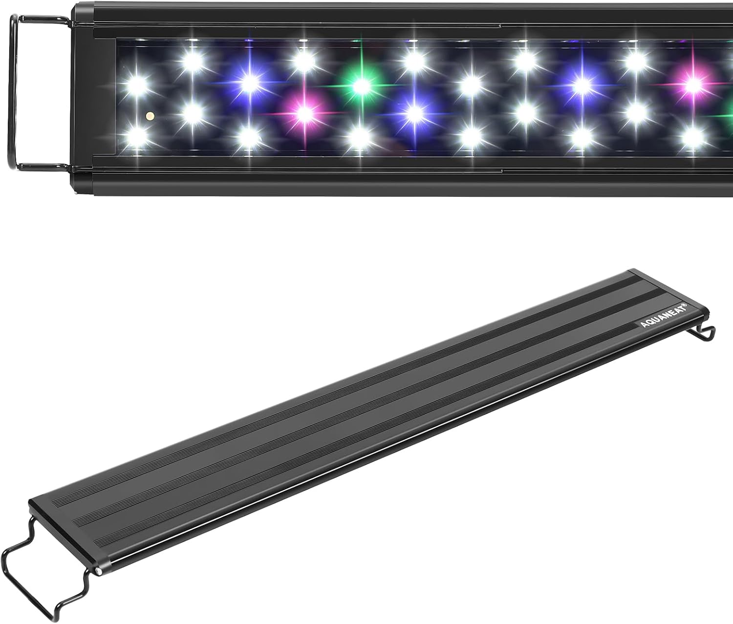 AQUANEAT LED Aquarium Light Full Spectrum 12 Inch Fish Tank Light Fresh Water