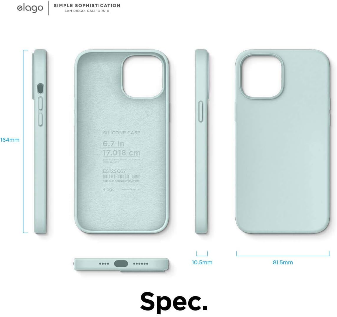 elago Premium Liquid Silicone Case for iPhone 12 Mini Lavender