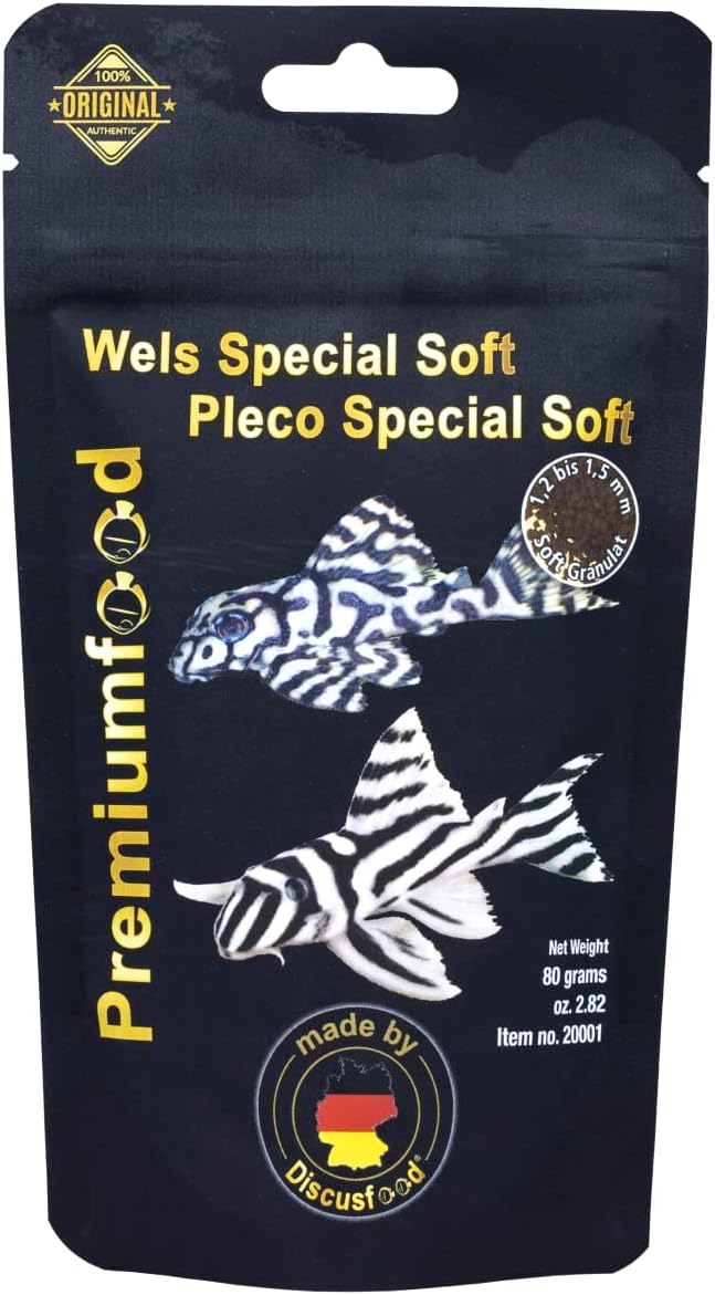 Discusfood Pleco Special Soft Premium Fish Food (80g)