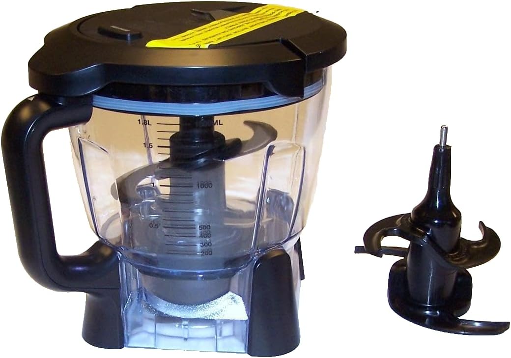 Ninja Blender 64oz Food Processor Bowl Attachment Kit - Duo & Auto IQ BL 640, BL641, BL642 , BL680 and BL682 Only
