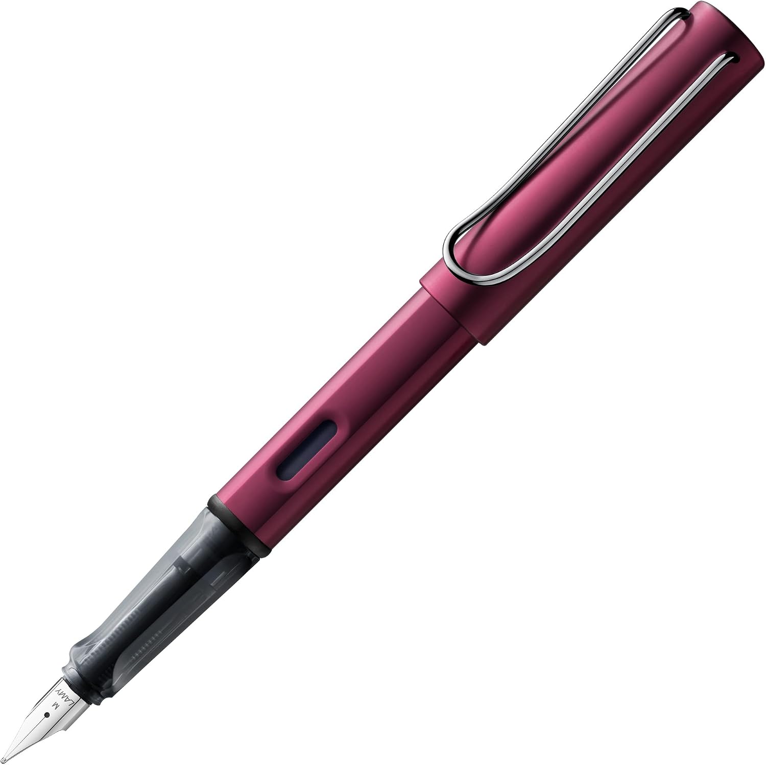 LAMY AL-star black - Fountain Pen with ergonomic grip & black Left-Handed steel nib (LH) in size M - lightweight aluminum body - including LAMY T 10 blue cartridge
