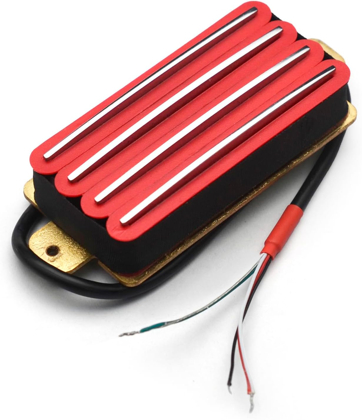 SAPHUE 2-Dual Blade Electric Guitar High Output Track Type Four Coil Humbucker Pickup Black