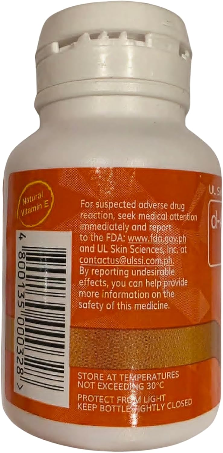 400 IU Vitamin E d-Alpha Tocopherol (30caps)