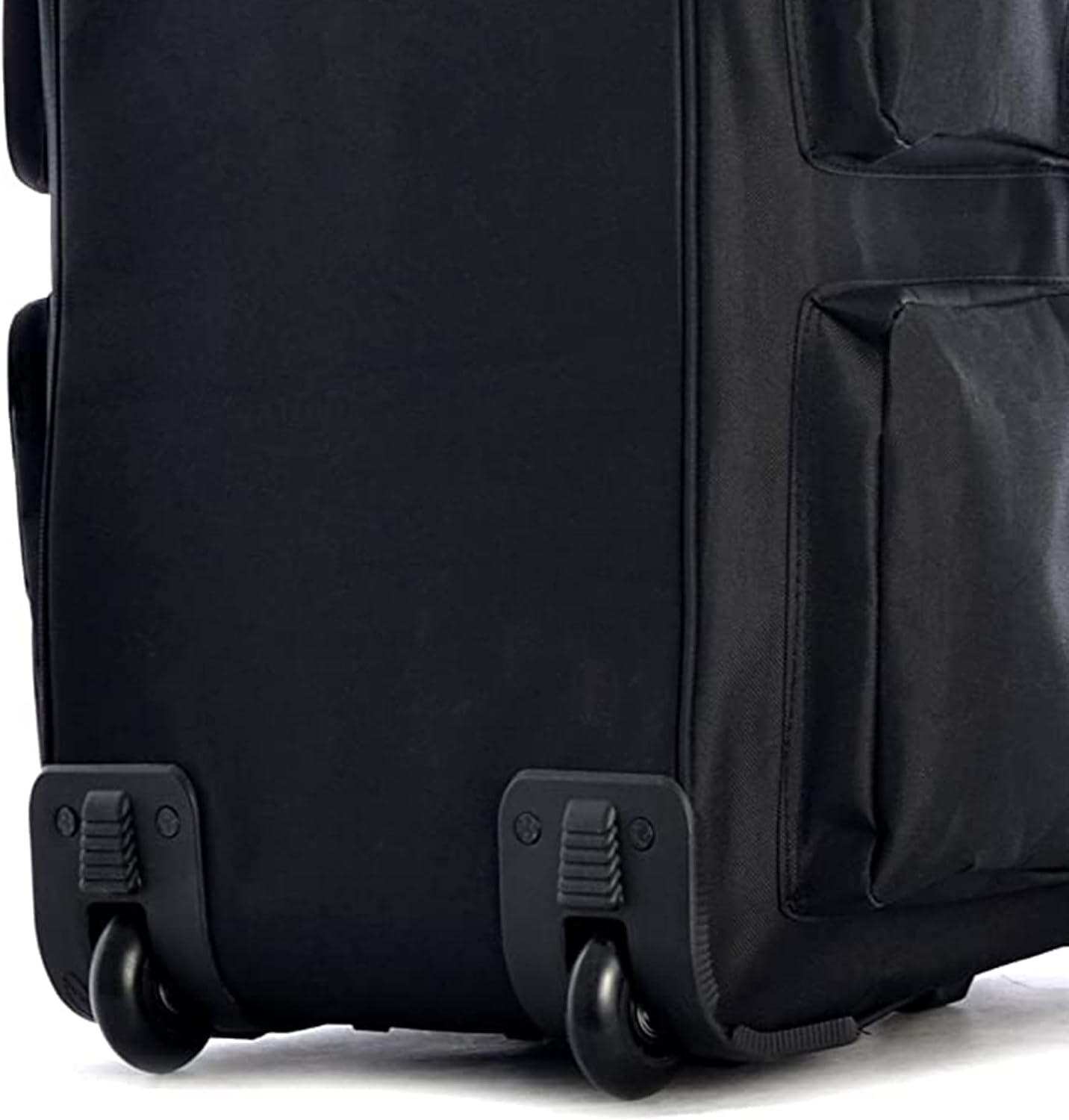 Olympia U.S.A. 33 inch Jumbo Size 8 Pockets Wheeled Rolling Duffel Bag Water Resistant Luggage Lightweight Travel Suitcase with Retractable Handle