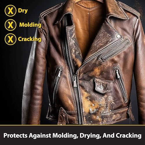 Fiebing's Leather Cleaner & Conditioner (8 oz) - All Purpose Wax-Free Color Safe Formula Protects & Strengthens All Leather - Prevents Molding