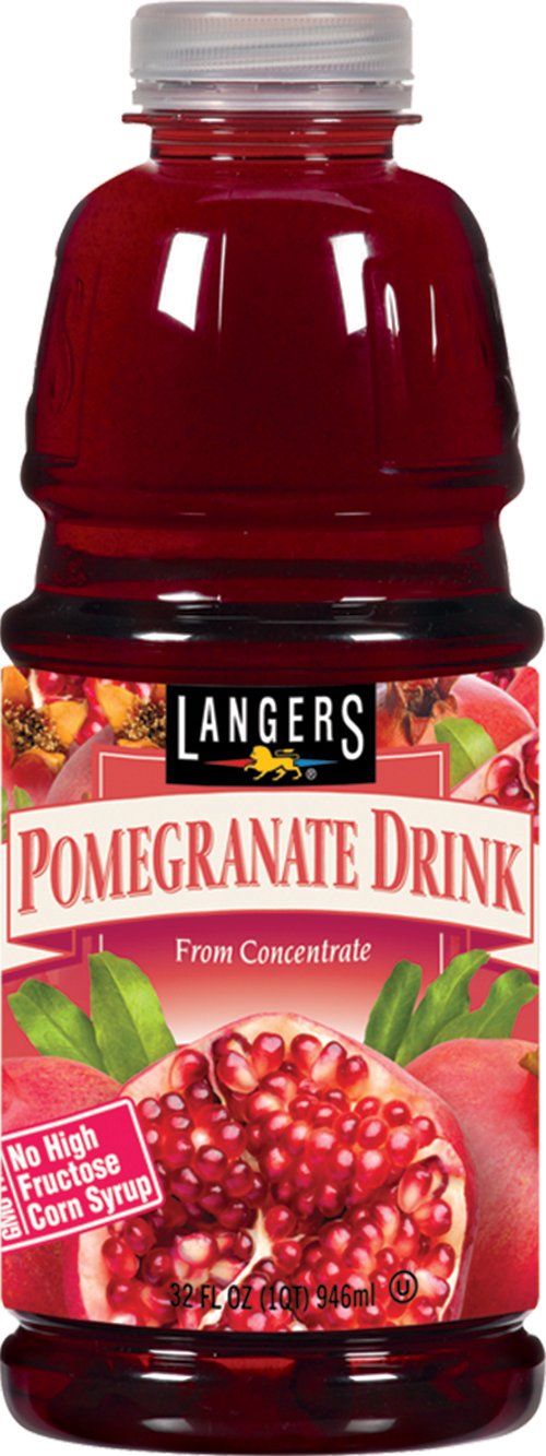 Langers Juice Cocktail, Pineapple Orange Guava, 15.2 Fl Oz (Pack of 12)