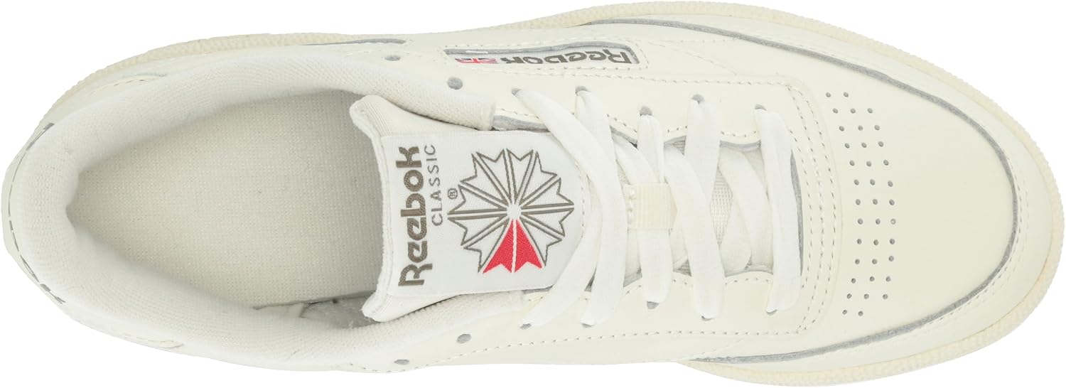 Reebok Club C 85 Mens Tennis Shoes, Casual Fashion White Sneakers for Men
