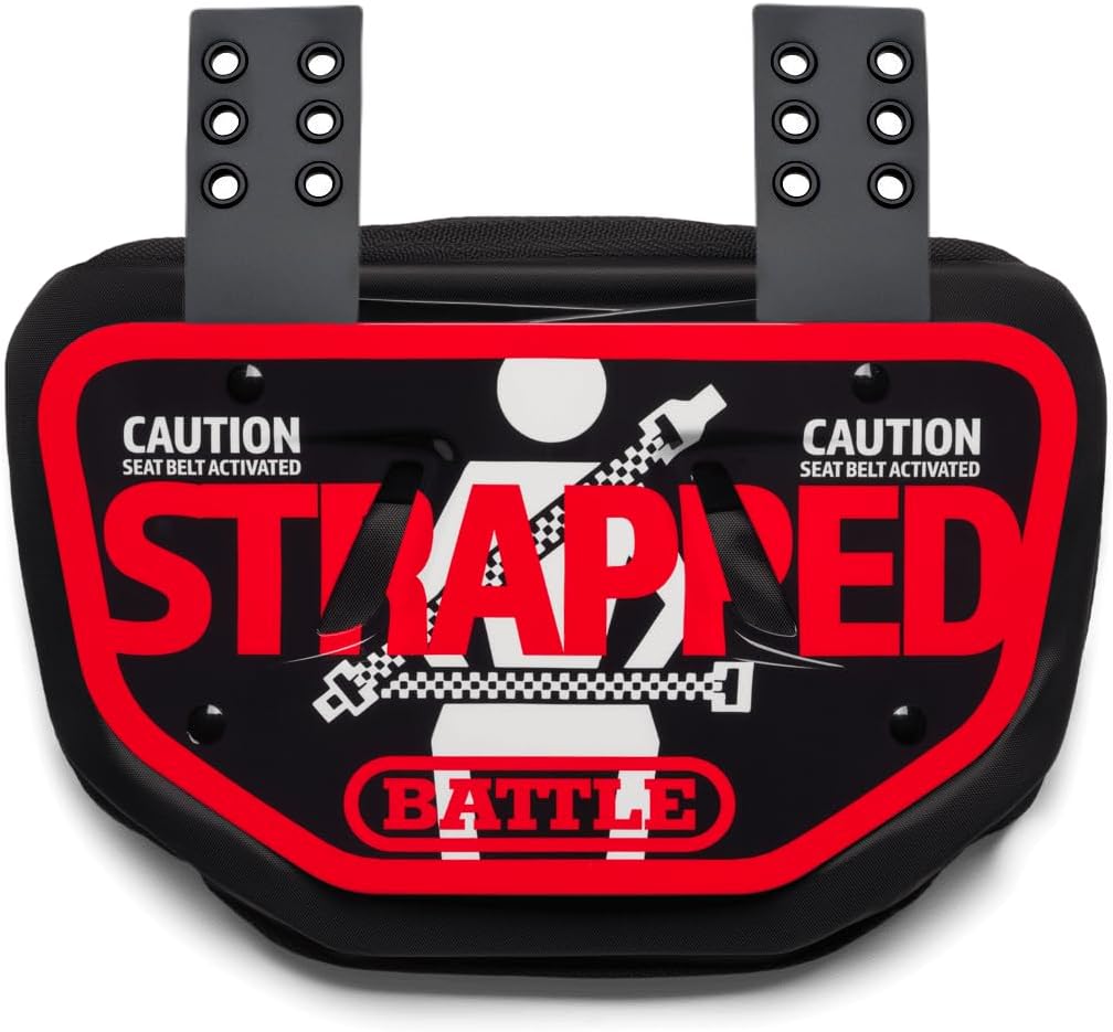 Battle Sports Novelty Football Back Plate, Kids, Adults