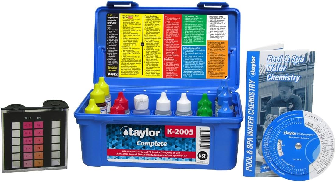 Taylor K-2005 Complete Test Kit - High Range, Case of 6