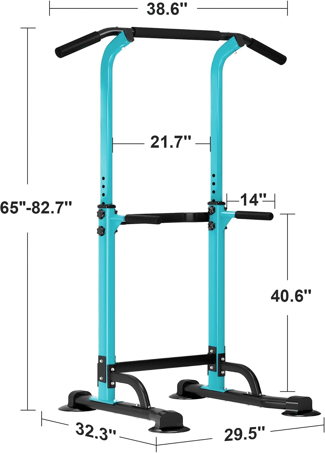 SogesHome Multi-Function Power Tower Pull Up Bar Dip Station for Home Gym