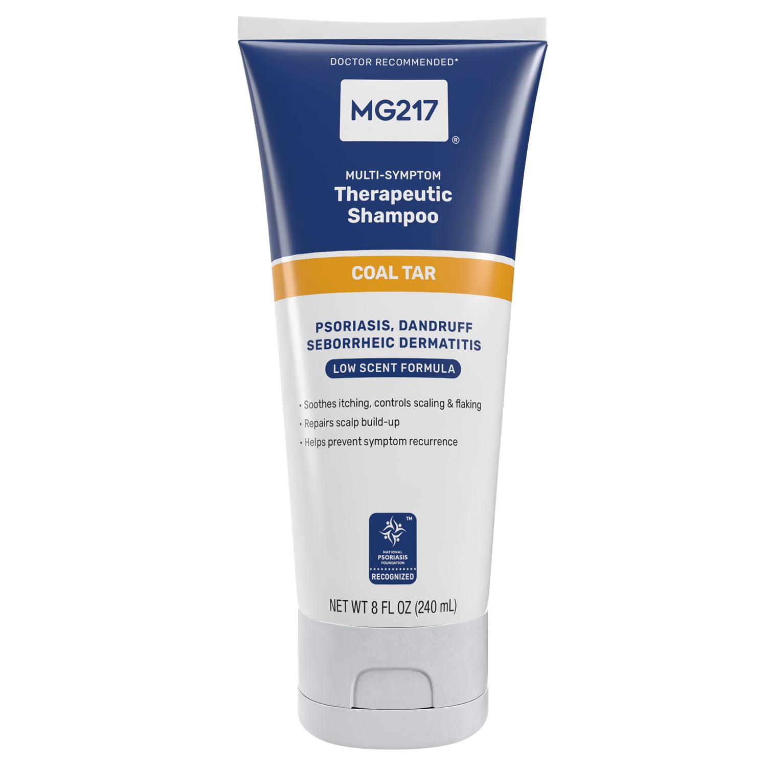 MG217 Psoriasis Medicated Conditioning 3% Coal Tar Shampoo 8 Fl Oz