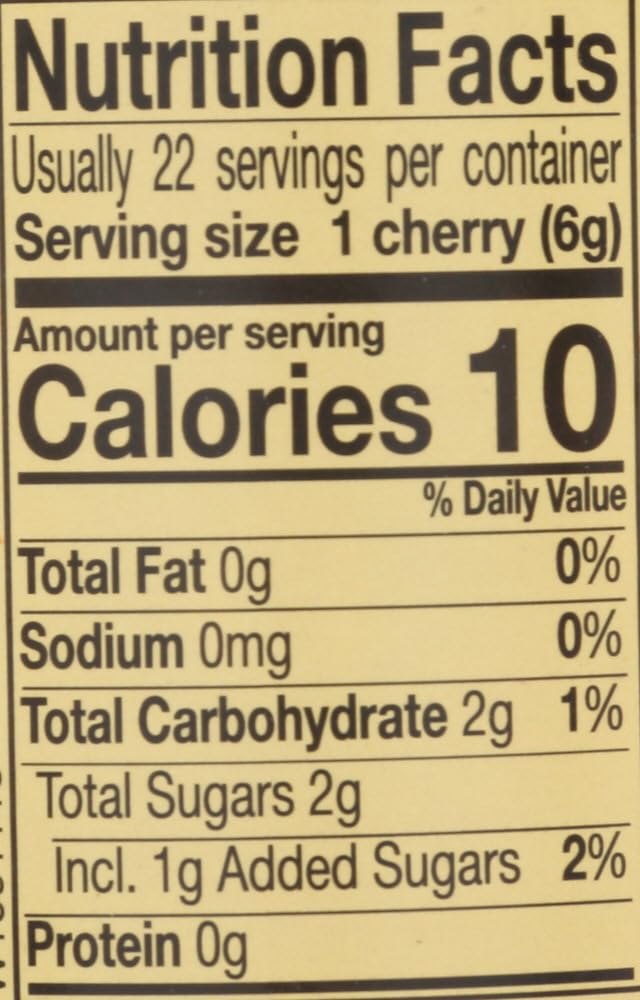 Reese Red Maraschino Cherries with Stem, 10-Ounces (Pack of 12)