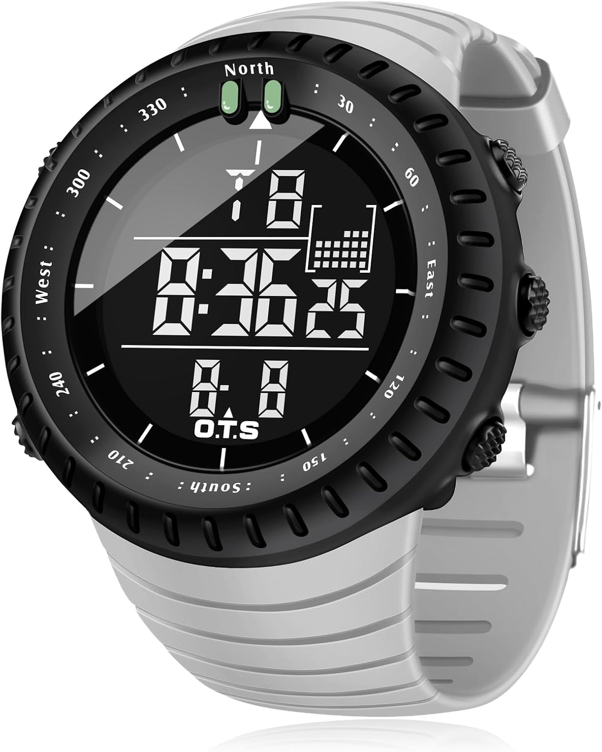 PALADA Men's Digital Sports Watch Waterproof Tactical Watch with LED Backlight Watches for Men