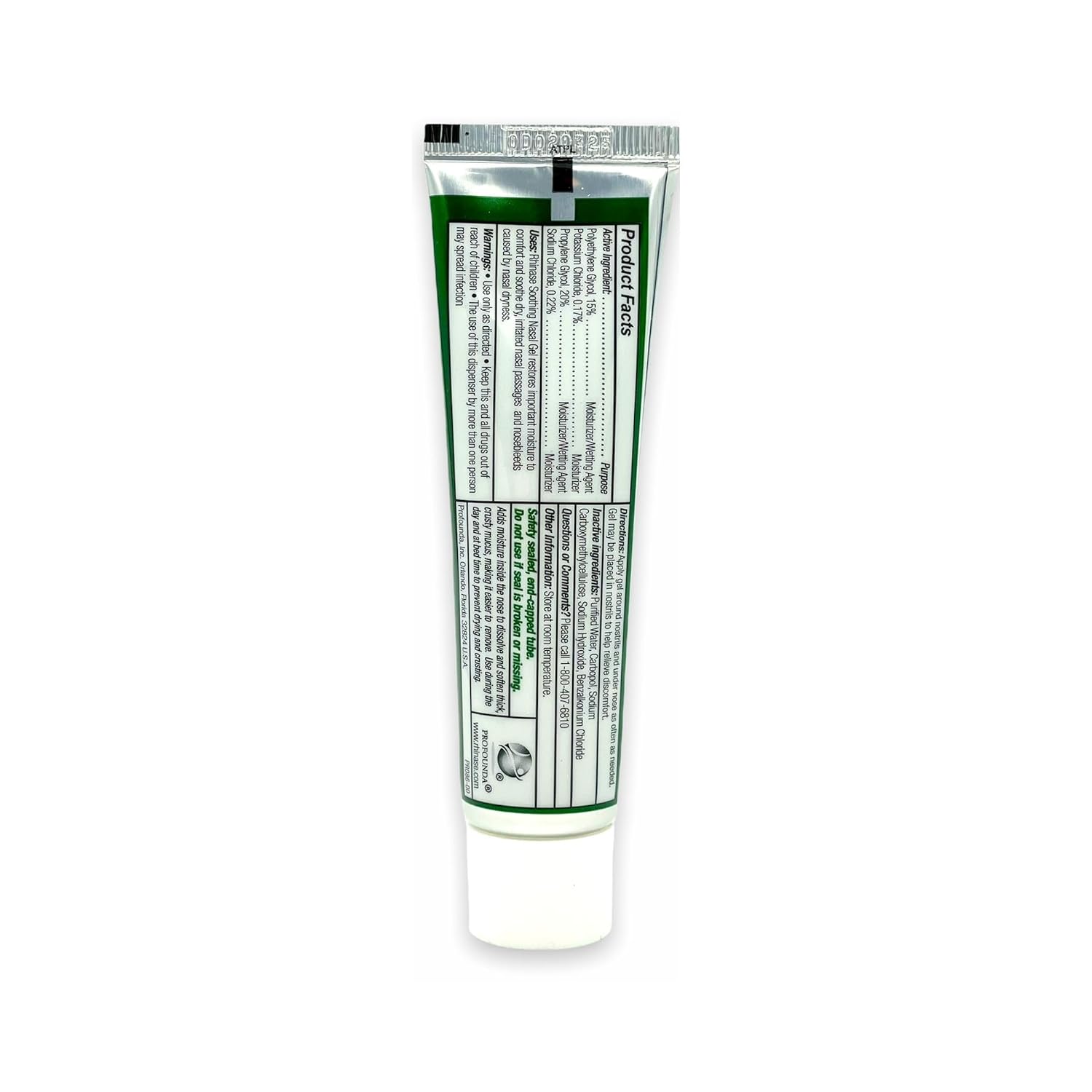 Rhinase Saline Nasal Gel (5 Pack) with 2 Wetting Agents and 2 Salts Allergy Relief Moisturizer - No Steroids no Aloe no Scent…