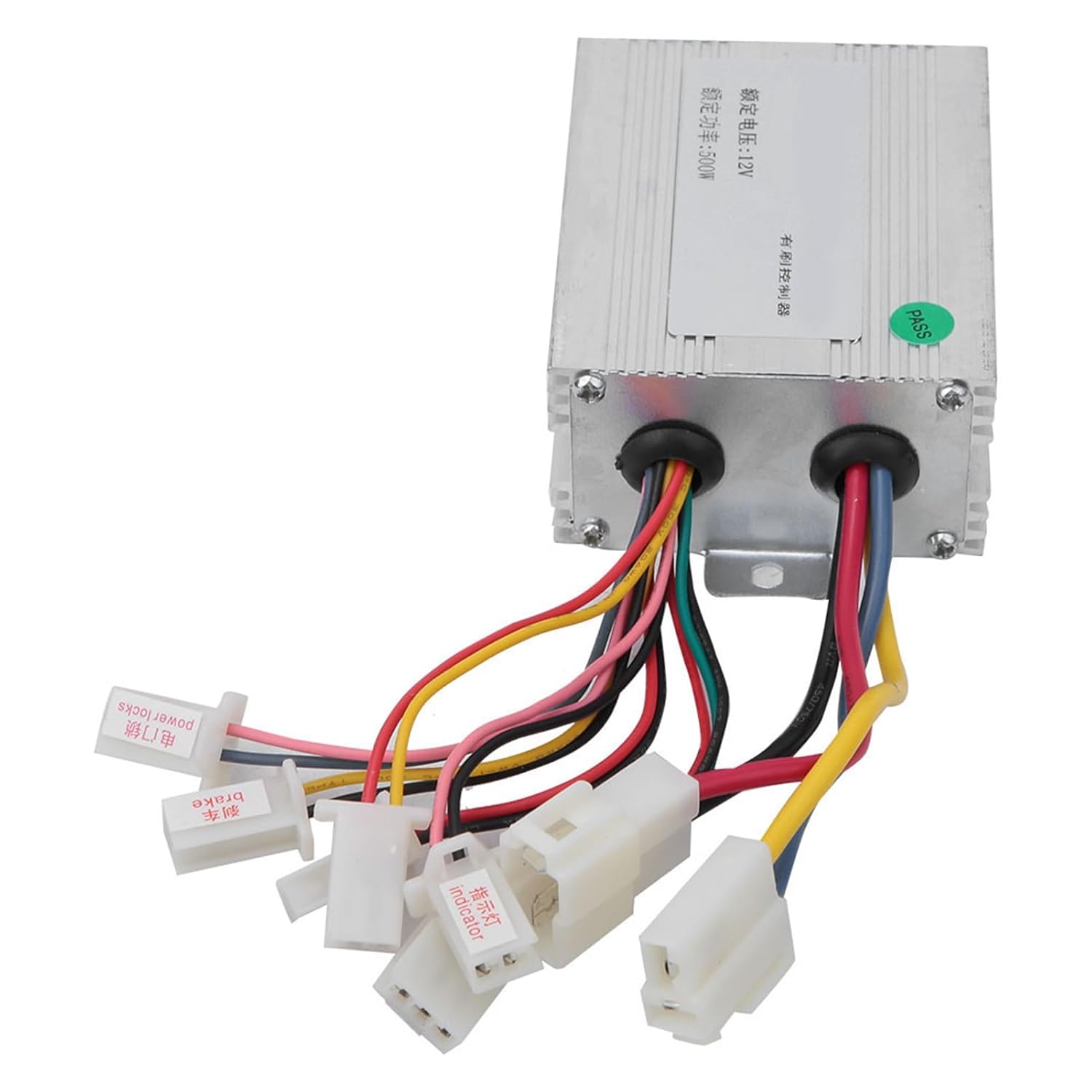 DC Motor Speed Controller,12V 500W Brush Motor Speed Controller for e-Bike Electro-Tricycle Scooter and Other Electric Vehicles