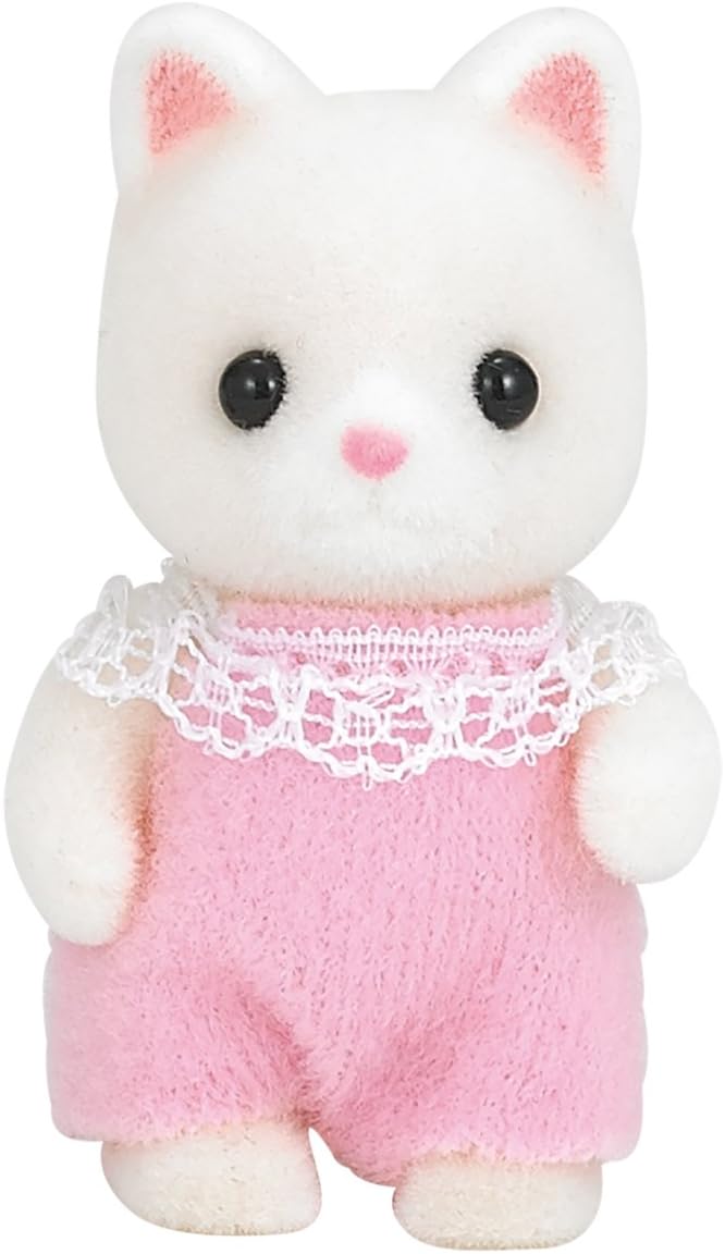 Sylvanian Families Epoch Doll [Silk Cat Baby] Ni-89 ST Mark Certified, for Ages 3 and Up, Toy, Doll House, Sylvanian Families, Epoch