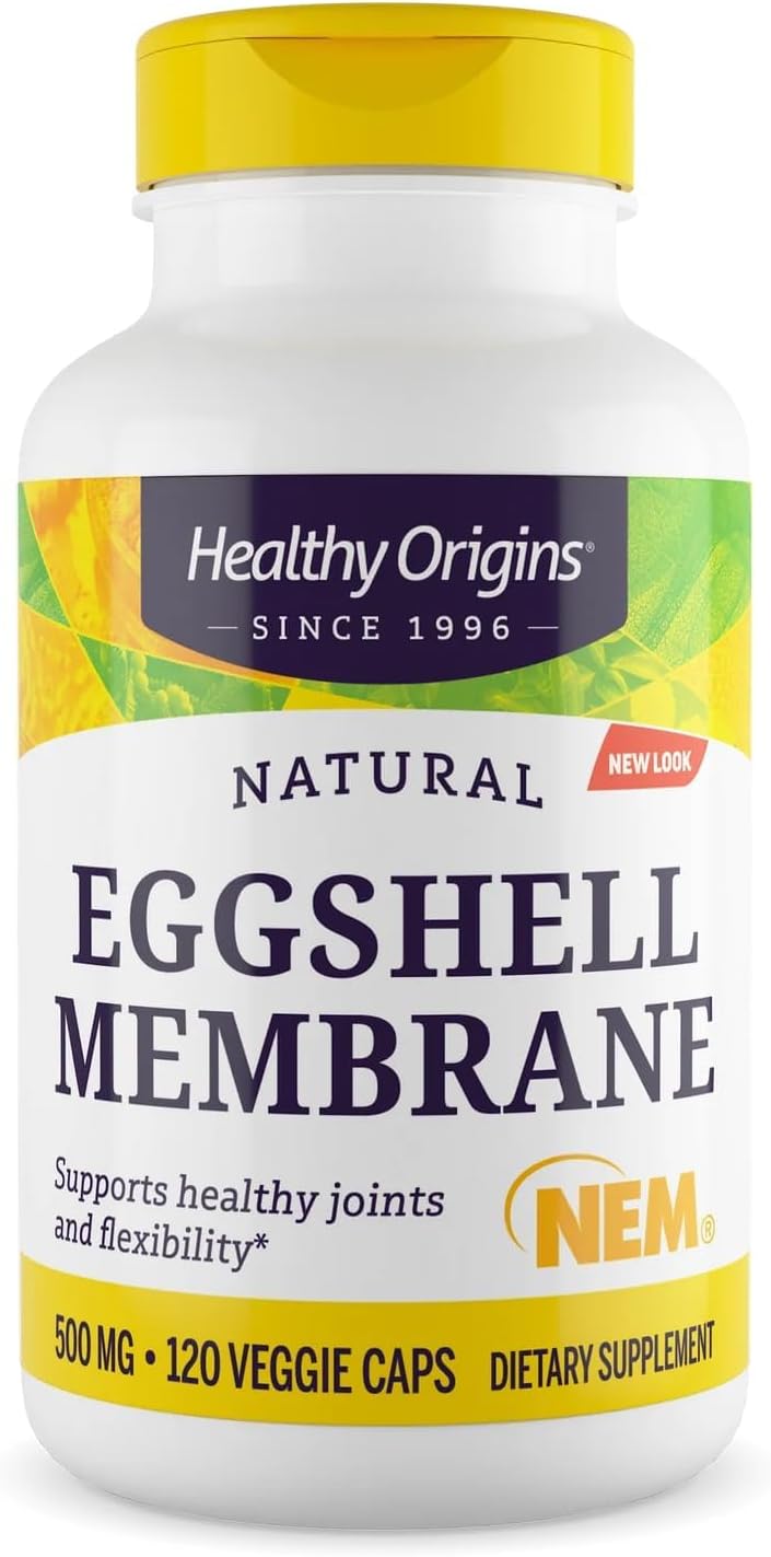 Healthy Origins NEM Eggshell Membrane 500 mg, 30 Veggie Caps
