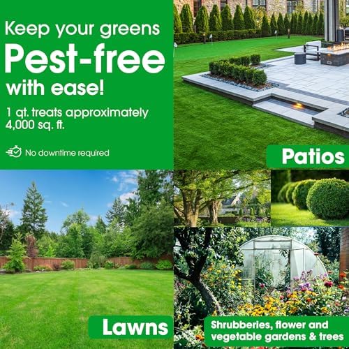 Yard Guard | Non-Toxic, Natural, Ready-to-Use Outdoor Pest Control Spray Safe for Pets & Family | Kills & Repels Fleas, Ticks, Flies, Ants, Mites