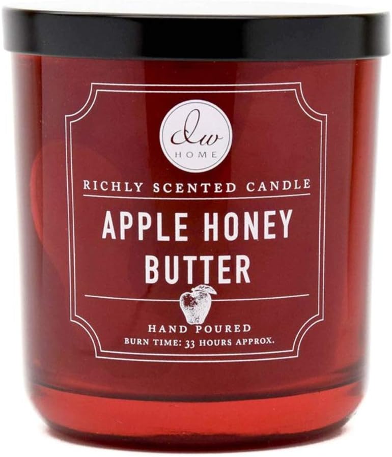DW Home Medium Single Wick Candle, Apple Honey Butter