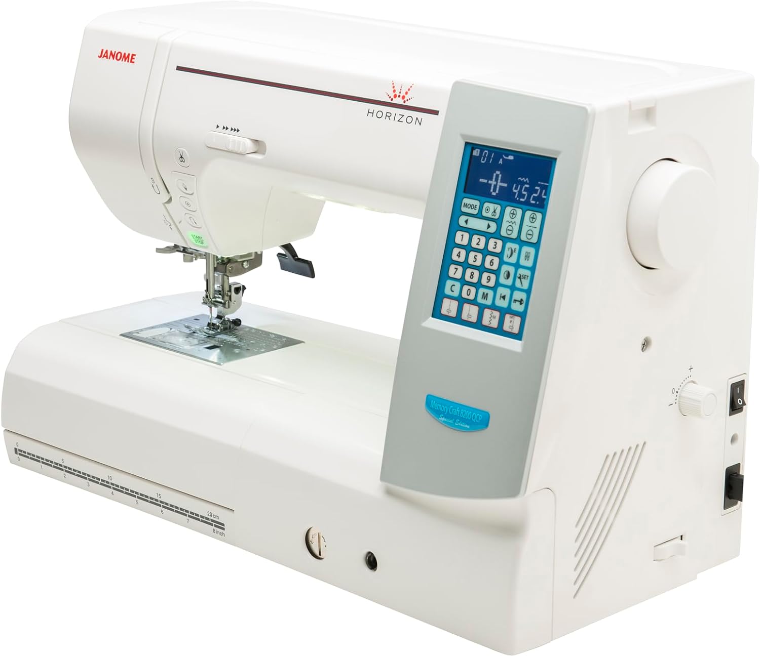 Janome 8200QCP Quilting and Sewing Machine Computerized - Horizon Memory Craft 8200QCP Special Edition