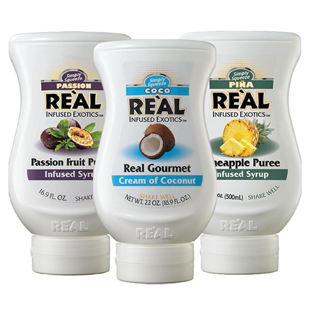 Reàl Infused Exotics Fun in the Sun Variety, 16.9 Fl Oz, 3 Pack