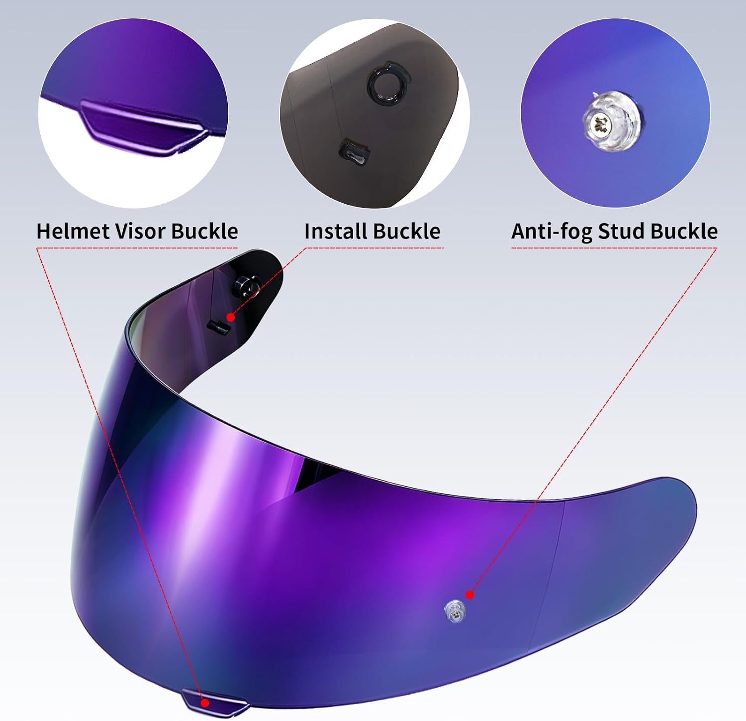 VCOROS C91 Helmet Shield for HJ-17 C90 C91N CL-MAX 2 IS-MAX BT SY-MAX 3 | UV400 Protection,Tinted Face Shield for HJ-17 C90 C91N CL-MAX 2 IS-MAX BT SY-MAX 3 IS-MAX 2 CL-MAX 3 Visor Replacement