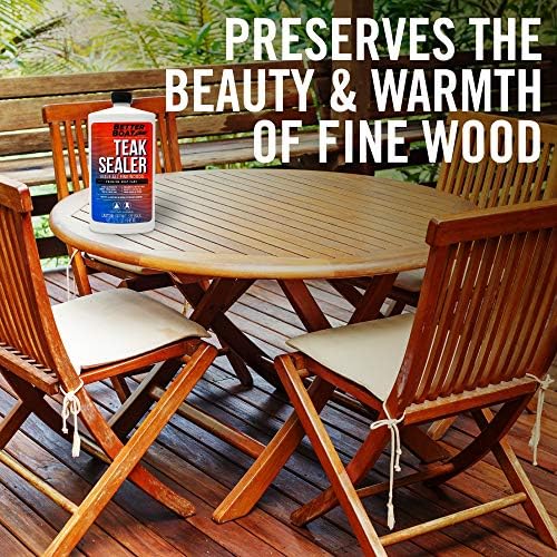 Teak Cleaner and Brightener for Wood, Teak Oil or Sealer for Boats, Indoor