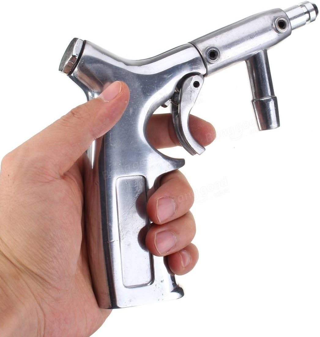 Sand Blaster Gun Kit,Sandblaster Gun for Sandblasting Cabinet Machine Abrasive Blaster with Ceramic Nozzle,Siphon Feed