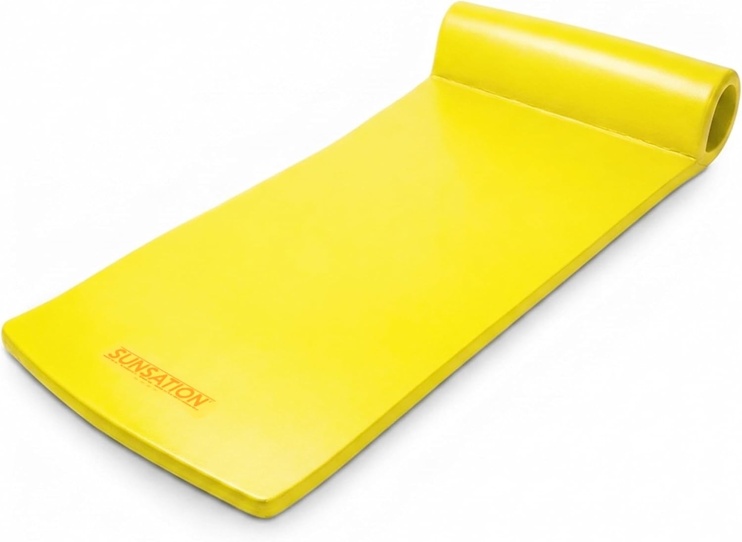 TRC Recreation Sunsation 1.75" Thick Foam Pool Float Lounger w/ Headrest for Lounging & Sunbathing in Swimming Pools, Beaches & Lakes, 70" x 26
