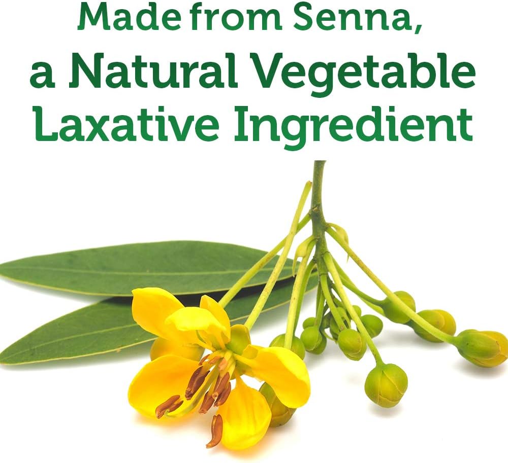 Senokot Regular Strength Laxatives for Constipation, Senna Tablets, 100 ct