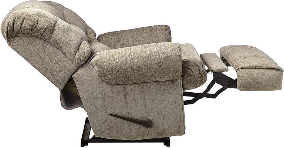LANE Stallion Big Man King of Comfort (Extra Large) Wallsaver Recliner in Chocolate. Made for The Big Guy Or Gal. Rated for Up to 500 Lbs. Extended