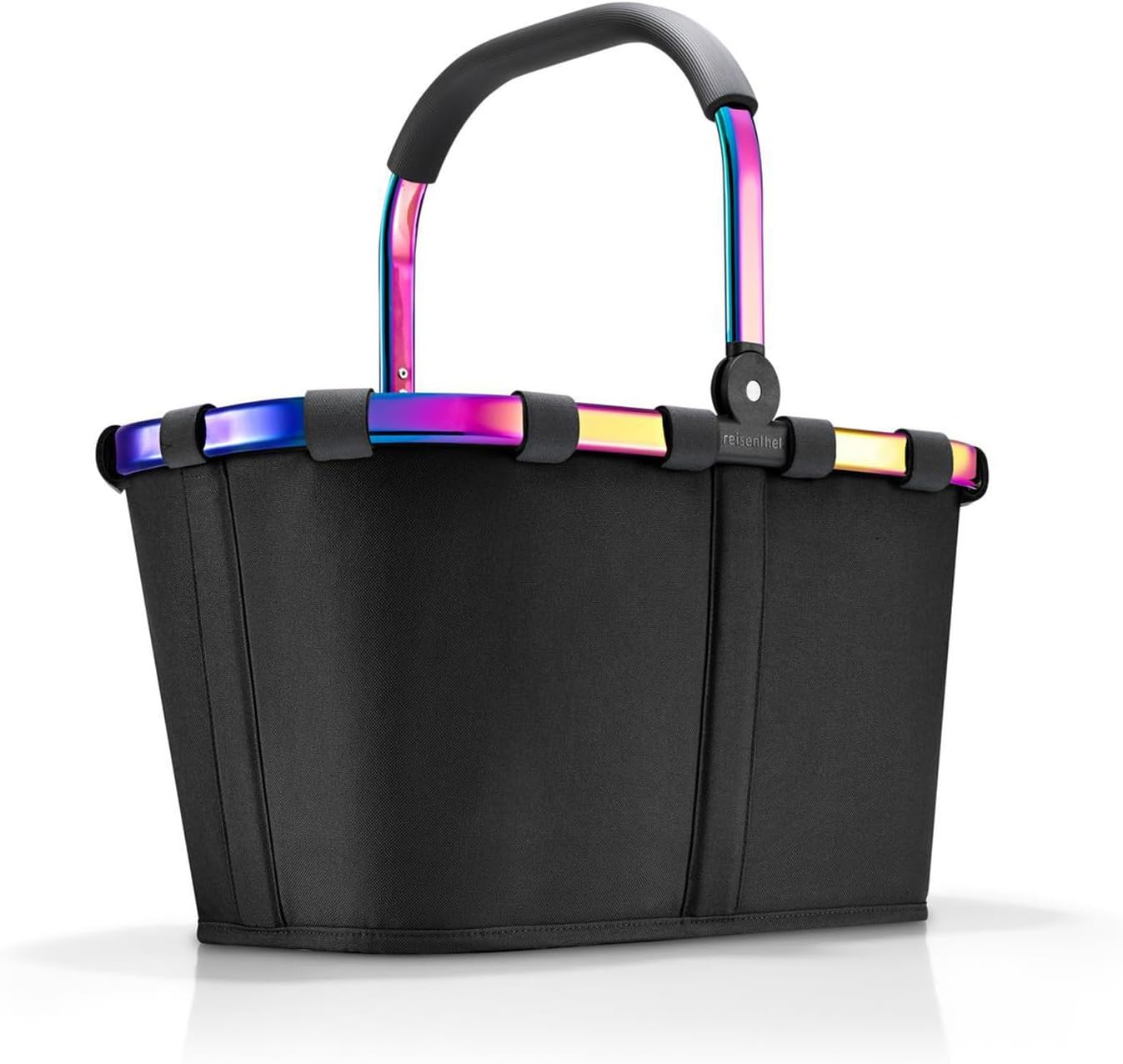 reisenthel carrybag frame black/black - Sturdy shopping basket with plenty of storage space and practical inner pocket - water-repellent
