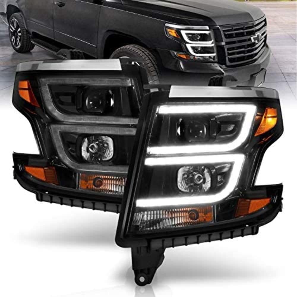 ANZO USA 111492 Projector Headlamps Fits Chevrolet Tahoe, Black